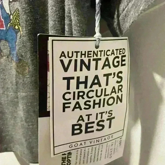 Vintage retro  college sport tee Gray size XL - Picture 4 of 4